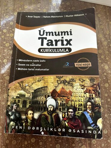 anar isayev tarix kitabi: Anar İsayev Ümumi Tarix
yeni kitabı 2024