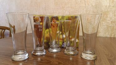 стаканы 6 штук: Стаканы в идеальном состоянии! Оригинальная форма стаканов, 5 штук