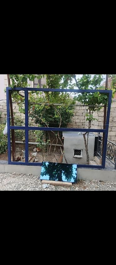 Plasdik çərçivəli vitraj/qapı şüşəsi - Material: möhkəm plasdiq