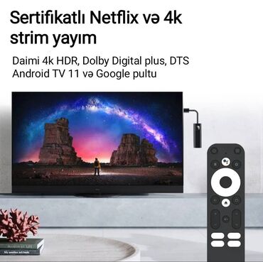 boks tv: Smart TV boks Google TV 2 GB / 16 GB, Google TV, Ünvandan götürmə, Pulsuz çatdırılma, Ödənişli çatdırılma