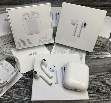 airpods купить: AirPods 2 Lux 1:1 (серийный номер пробивается на официальном сайте