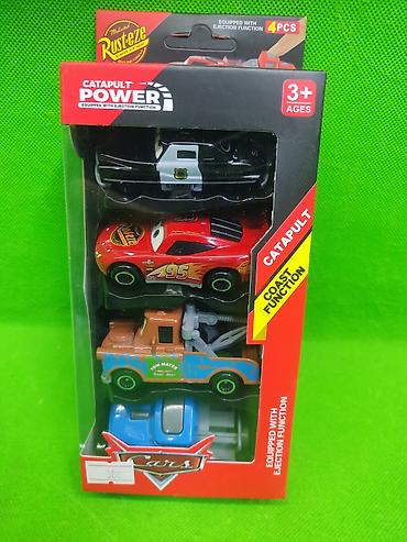 hot wills: Набор игрушечных машинок Cars (4 шт.) с катапультой - Тематика — 1