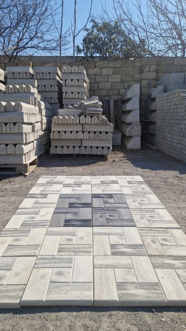 Dekorativ daşlar: Tamet .qazon dasi .müxtəlif ölcülü beton piltələr .beton panellər yol — 27