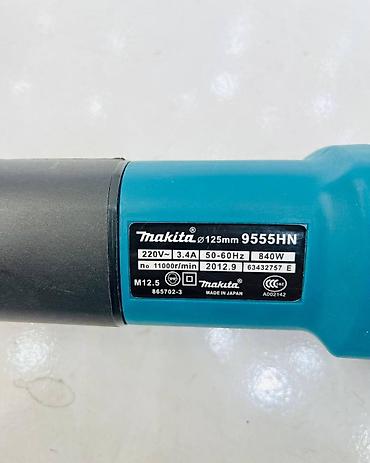 уголь шабыркуль: Makita 9555HN bucaqslı daşkəsən (Ugolşlifovka) Xüsusiyyətlər: - Disk — 2