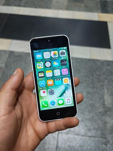 Apple iPhone: IPhone 5c, < 16 GB, Ağ, Face ID, Zəmanət, Barmaq izi — 3
