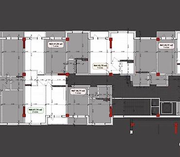 Продажа квартир: 1 комната, 41 м², Нижний Джал (Джал-23) Элитка, 10 этаж, ПСО (под самоотделку) — 3