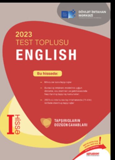 dim tarix test toplusu 2021: İngilis dili Testlər 11-ci sinif, DİM, 1-ci hissə, 2023 il