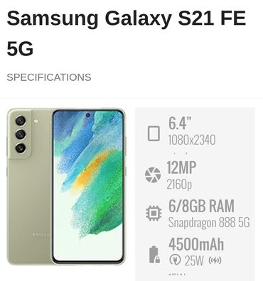 s 23 samsung: Samsung Galaxy S21 5G, 128 GB, rəng - Qara, Sensor, Barmaq izi, Simsiz şarj