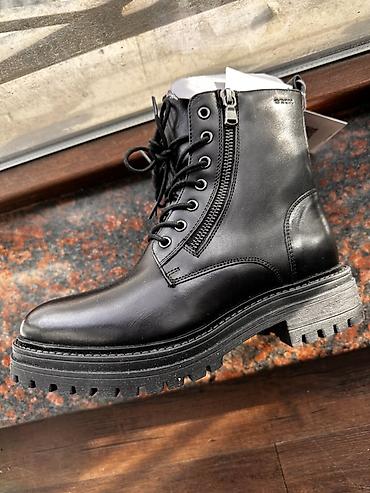 Ботинки и ботильоны: Ботинки, 36, Geox, Новый, цвет - Черный, Самовывоз — 1