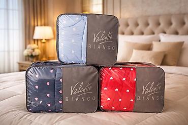 parça qiymətləri: Yeni yüksək keyfiyyətli Valentino yorğanlar Tərkibi: sintifon — 2