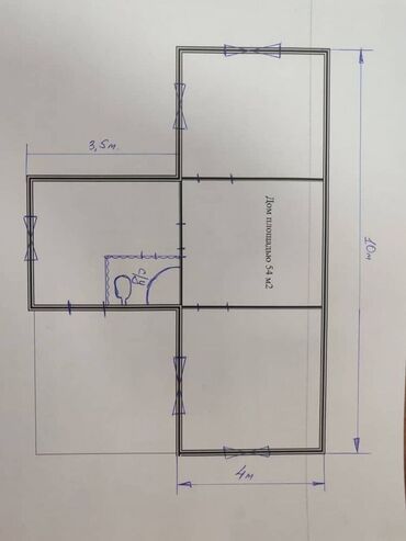 Продажа домов: Дом, 54 м², 4 комнаты, Собственник, Евроремонт