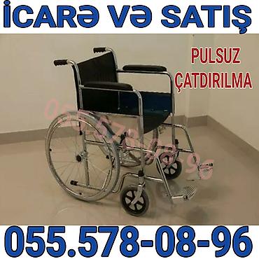 tibbi araba: Manual əlil arabası – icarə və satış. Xüsusiyyətlər: - Yüngül metal — 1