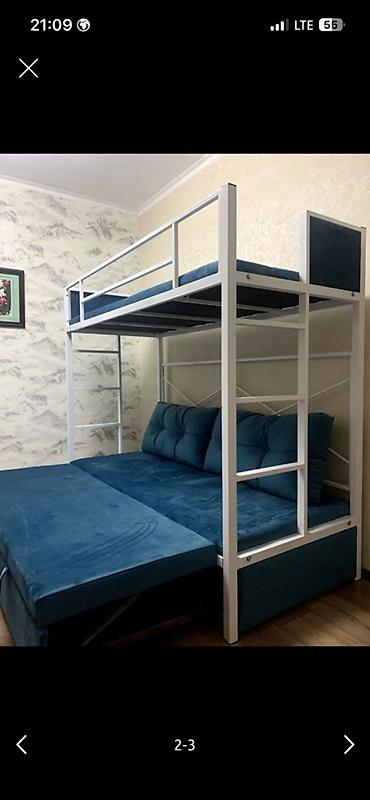 Другое торговое оборудование: Двухъярусная кровать-чердак с диваном внизу - Каркас: прочный — 4