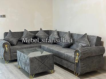 Divan və masa dəstləri: Yeni, Künc divan, Qonaq otağı üçün, Açılan, Azərbaycan — 1