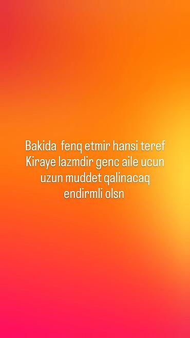 yasamalda kirayə: Bakı şəhərində kirayə mənzil axtarışı 1.2 otaq olsn . - Şəhər — 1