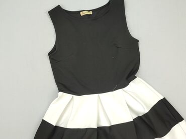 sukienki czarna midi: Dress, S (EU 36), condition - Good