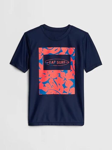 футболки турция: Детский топ, рубашка, цвет - Синий, Новый