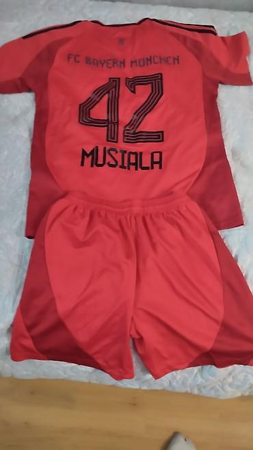 Kişi geyimləri: İdman dəsti, Adidas, L, rəng - Qırmızı — 4