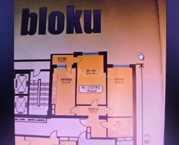 Yeni tikili: 8-ci kilometr, 3 otaqlı, Yeni tikili, m. Neftçilər, 91 kv. m — 8