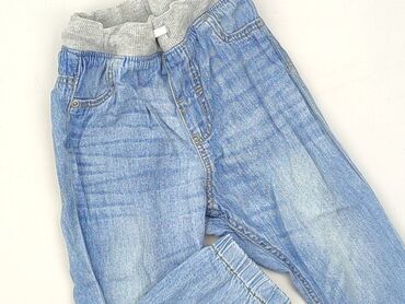 woskowane spodnie hm: Spodnie jeansowe, H&M, 1.5-2 lat, 92, stan - Idealny