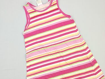 sukienki letnie czarne w kwiaty: Dress, H&M, 5-6 years, 110-116 cm, condition - Good