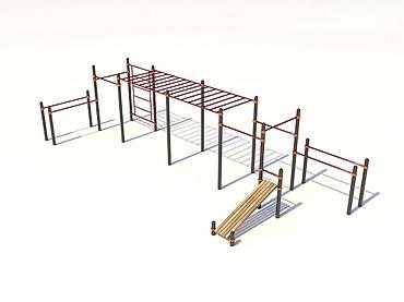 Другие игровые комплексы: Воркаут площадки: турники, брусья, рукоход, тренажёры, кольца — 10