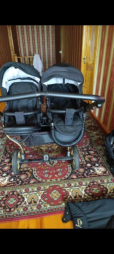 Uşaq dünyası: İkizlər üçün çoxfunksiyalı uşaq arabası dəsti - Yan-yana yerləşimli — 3