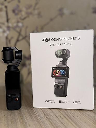 video çəkən: DJI Osmo Pocket 3 – Creator Combo Salam, Mehsul yenidir,çox az — 2