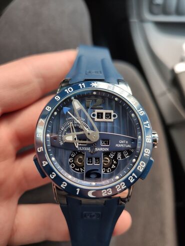 швейцарские часы patek philippe: Ulysse Nardin El Toro GMT ️Премиум качества ️Диаметр 43 мм толщина