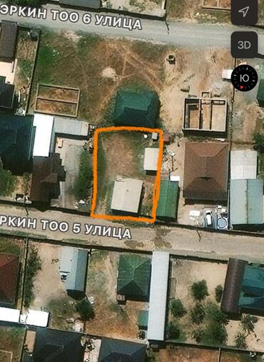 дом на ошском рынке: Үй, 60 кв. м, 3 бөлмө, Менчик ээси, Эски ремонт