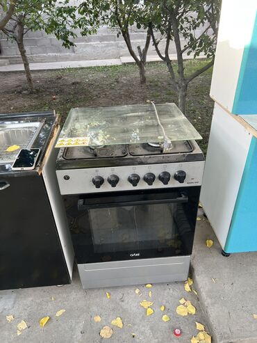 плита ош: Газ плита в сером цвете