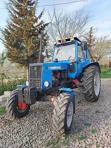 Traktorlar: MTZ 82.1 “Belarus” traktor - Rəng: mavi, kabinalı - Ön təkər ölçüsü — 12