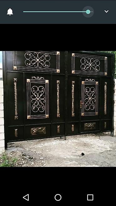 Həyət darvazaları: Isteyinize uygun Dəmir Qapi ve darvazalarin sifarisle — 13
