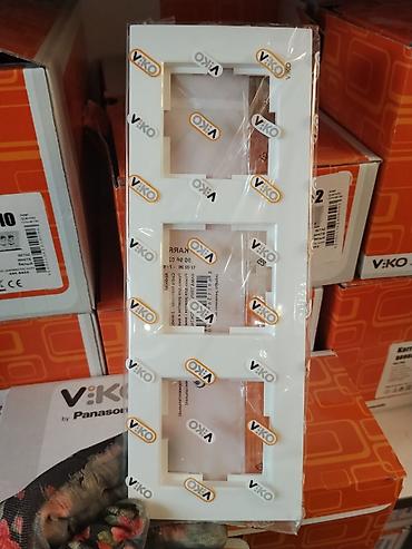Рамка VIKO by Panasonic Karre для розеток и выключателей, 3 поста