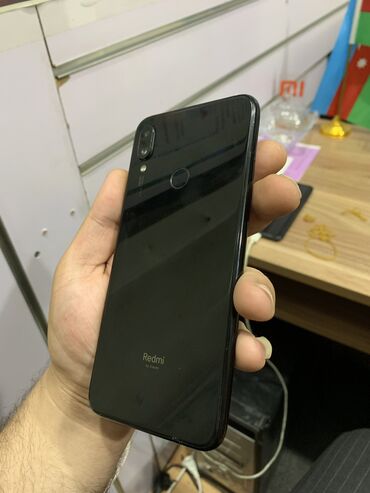 Мобильные телефоны: Xiaomi Redmi Note 7, 32 ГБ, цвет - Серый, 
 Отпечаток пальца