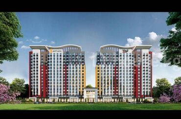 недостроенные дома в бишкеке: 2 комнаты, 52 м², Элитка, 13 этаж, ПСО (под самоотделку)