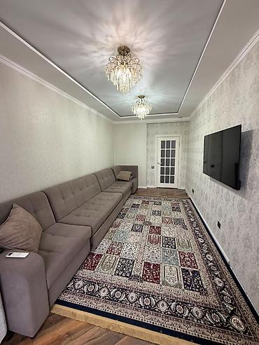 3 комнаты, 52 м², ул. Калык Акиева Элитка, 5 этаж, Дизайнерский ремонт