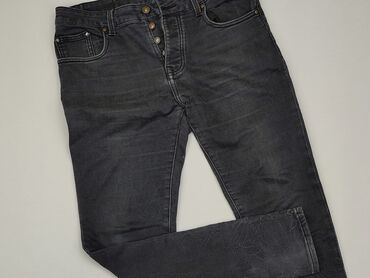 kamizelka czarna jeansowa: Jeansy dla mężczyzn, L, stan - Dobry