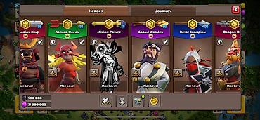 kohnə və yeni hesablar plani: Clash of Clans hesabı. Her iki kend full seviyye, her shey fulldur — 2
