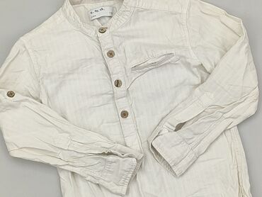 koszulka z psem: Shirt 5-6 years, condition - Good, pattern - Monochromatic, color - White