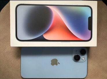 iphone se 2020 бу: IPhone 14, 128 GB, Blue Titanium, Zəmanət, Barmaq izi, Simsiz şarj