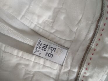 Pantalone: 110-116, bоја - Bela — 5