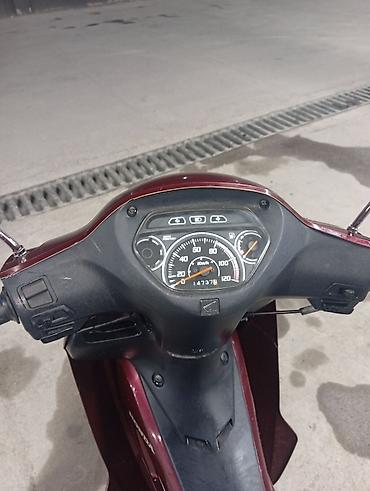 t max: Honda Wave — экономичный и практичный мопед (underbone) в бордовом — 3