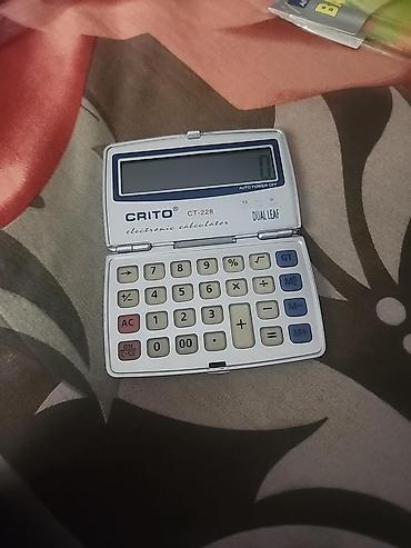 ofis ləvazimatı: CRITO CT-228 elektron kalkulyator Az işlənib, əla vəziyyətdədir. - — 5