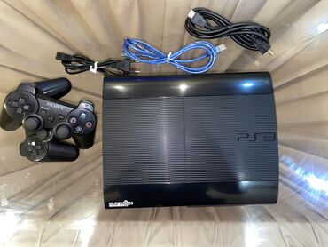 PS3 (Sony PlayStation 3): PlayStation 3 Super Slim Əla vəziyətdədi qızmır səs eləmir Play Room