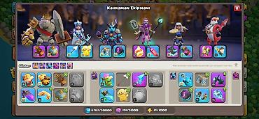 oyuncalar: 6800 elmas. Clash of Clans hesabı – inkişaf etmiş Asil Köy və qəhrəman — 3