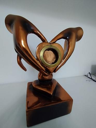 Ev üçün digər mebel: Suvener, demirden, çerçiveli şekil qoymaq olar hündürlük 25 sm — 8