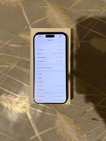 ucuz macbook pro: IPhone 15 Pro Max, 256 GB, Black Titanium, Face ID, Simsiz şarj — 9