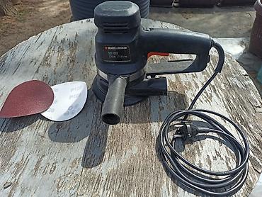 Električne brusilice: Originalna BLACK&DECKER ekscentar šlajferica snage 330W. Prečnik — 1