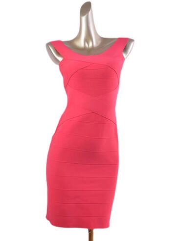 платье красное: Вечернее платье, Коктейльное, Средняя модель, Без рукавов, M (EU 38)